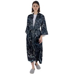 Slammer Maxi Satin Kimono by MRNStudios