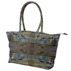 Painted Stripes Repeats Canvas Shoulder Bag by kaleidomarblingart