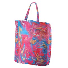 Abstract Flames Giant Grocery Tote