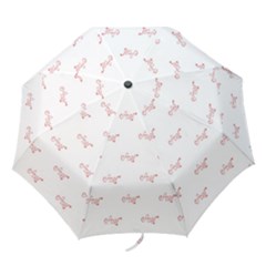 Amor Text Drawing Pattern Folding Umbrellas by dflcprintsclothing