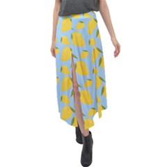 Mango Love Velour Split Maxi Skirt by designsbymallika