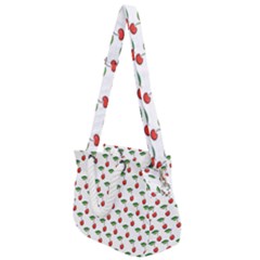 Cherries Love Rope Handles Shoulder Strap Bag by designsbymallika