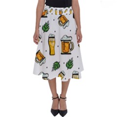 Beer Love Perfect Length Midi Skirt by designsbymallika