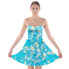 Pop Art Neuro Light Strapless Bra Top Dress by essentialimage365