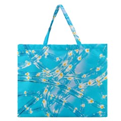 Pop Art Neuro Light Zipper Large Tote Bag by essentialimage365