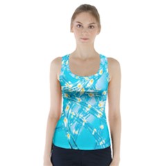 Pop Art Neuro Light Racer Back Sports Top by essentialimage365