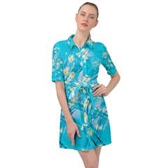 Pop Art Neuro Light Belted Shirt Dress by essentialimage365