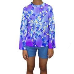 Pop Art Neuro Light Kids  Long Sleeve Swimwear by essentialimage365