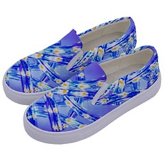 Pop Art Neuro Light Kids  Canvas Slip Ons by essentialimage365