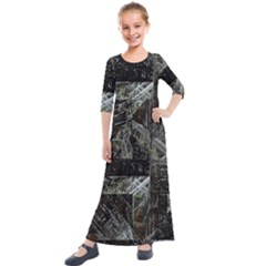 Brakkett Kids  Quarter Sleeve Maxi Dress by MRNStudios