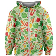Vegetables Love Kids  Zipper Hoodie Without Drawstring