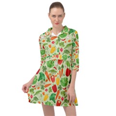 Vegetables Love Mini Skater Shirt Dress by designsbymallika