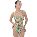 Vegetables Love Side Cut Out Swimsuit View1