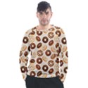 Chocolate Donut Love Men s Long Sleeve Raglan Tee View1