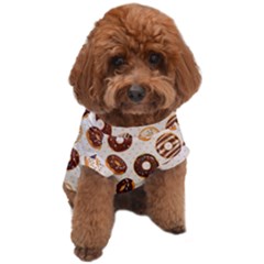 Chocolate Donut Love Dog T-shirt by designsbymallika