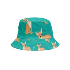 Cute Chihuahua Dogs Inside Out Bucket Hat (kids) by SychEva