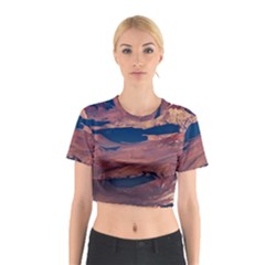 Atacama Desert Aerial View Cotton Crop Top