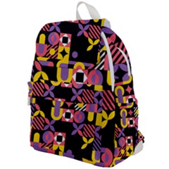 Summer Mosaic Print Top Flap Backpack by designsbymallika