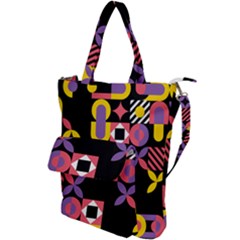 Summer Mosaic Print Shoulder Tote Bag by designsbymallika