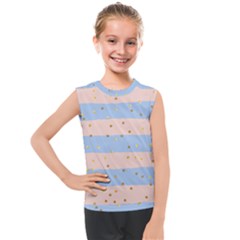 Summer Golden Love Kids  Mesh Tank Top by designsbymallika