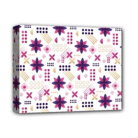 Minimal Floral Pattern Deluxe Canvas 14  X 11  (stretched) by designsbymallika