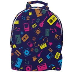 Seamless Musical Pattern Mini Full Print Backpack by designsbymallika