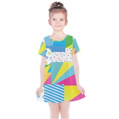 Geometric Pattern Kids  Simple Cotton Dress by designsbymallika