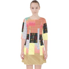 Tribal Mosaic Print Pocket Dress by designsbymallika