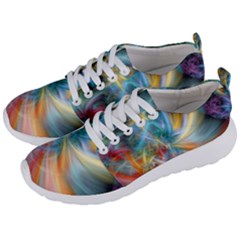 Colorful Thoughts Men s Lightweight Sports Shoes by WolfepawFractals