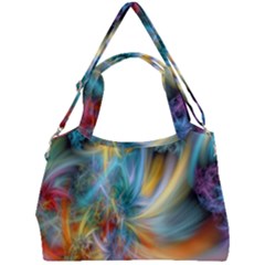 Colorful Thoughts Double Compartment Shoulder Bag by WolfepawFractals