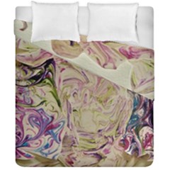 Marbling Collage Duvet Cover Double Side (california King Size)