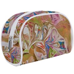 Abstract Marbling Make Up Case (large) by kaleidomarblingart