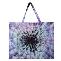 Expansion Zipper Large Tote Bag