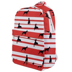 Doberman Dogs On Lines Classic Backpack