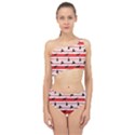 Doberman Dogs On Lines Spliced Up Two Piece Swimsuit View1