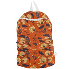 Folk Flowers Pattern  Foldable Lightweight Backpack by Eskimos