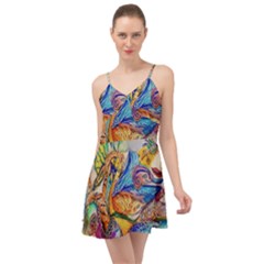 Social Justice Tsunami Summer Time Chiffon Dress by Pansy