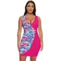 Flamingo2 Draped Bodycon Dress View1