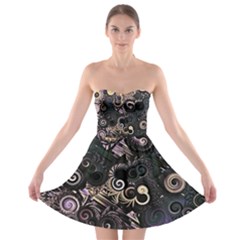 Whirligig Strapless Bra Top Dress by MRNStudios