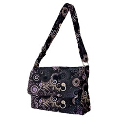 Whirligig Full Print Messenger Bag (m) by MRNStudios