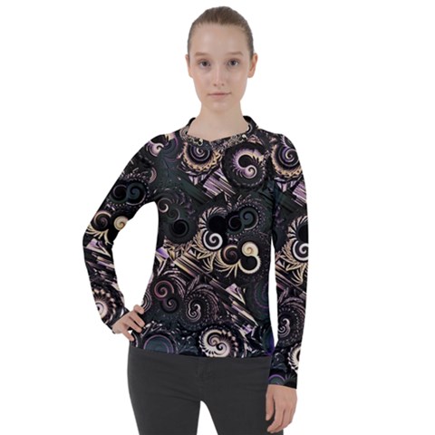 Whirligig Women s Pique Long Sleeve Tee by MRNStudios