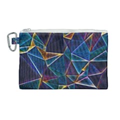 Broken Bubbles Canvas Cosmetic Bag (large)