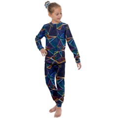 Broken Bubbles Kids  Long Sleeve Set  by MRNStudios