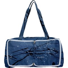 Full Moon Landscape Scene Illustration Multi Function Bag by dflcprintsclothing