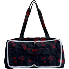 Folk Flowers Pattern Floral Surface Design Multi Function Bag by Eskimos