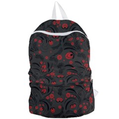 Folk Flowers Pattern Floral Surface Design Foldable Lightweight Backpack by Eskimos