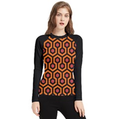 The Shining Overlook Hotel Carpet Women s Long Sleeve Rash Guard by Malvagia