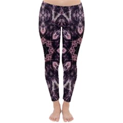 Rose Gold Mandala Classic Winter Leggings by MRNStudios