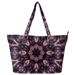 Rose Gold Mandala Full Print Shoulder Bag by MRNStudios