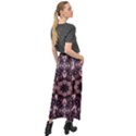 Rose Gold Mandala Velour Split Maxi Skirt View2